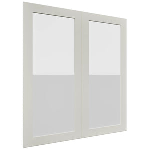 Fabuwood Galaxy Dove DS GDW3639 Wall Glass Door, Front View