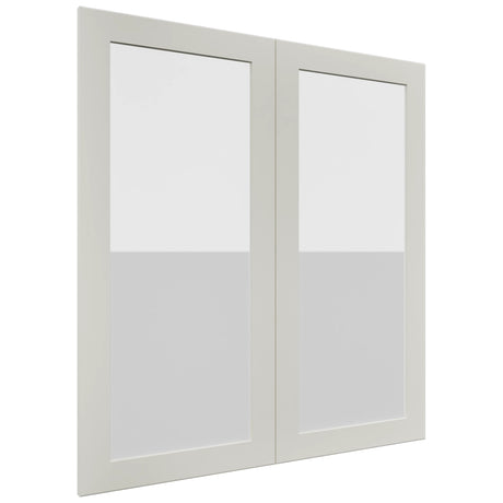 Fabuwood Galaxy Dove DS GDW3639 Wall Glass Door, Front View