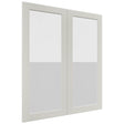 Fabuwood Galaxy Dove DS GDW3642 Wall Glass Door, Front View