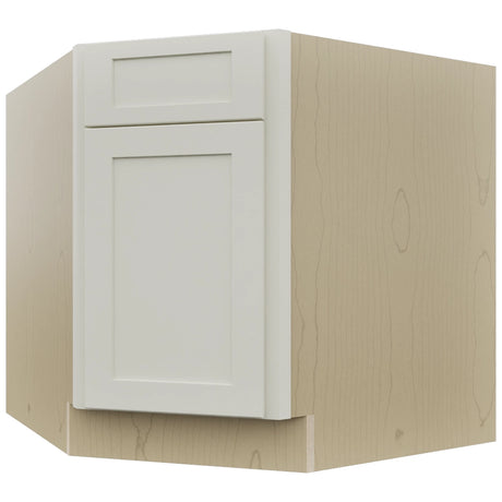Fabuwood Galaxy Dove DSB36 Base Corner Diagonal Sink Cabinet, Front View
