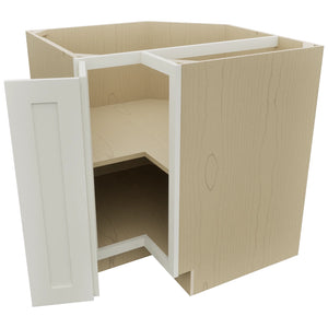 Fabuwood Galaxy Dove ERB33 Base Corner Easy Reach Cabinet, Open View