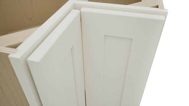 Fabuwood Galaxy Dove ERB33 Base Corner Easy Reach Cabinet, Detail View