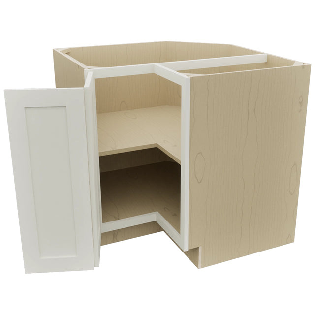Fabuwood Galaxy Dove ERB36 Base Corner Easy Reach Cabinet, Open View