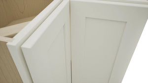 Fabuwood Galaxy Dove ERB36 Base Corner Easy Reach Cabinet, Detail View