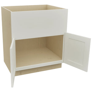 Fabuwood Galaxy Dove FS30 Base Farm Sink Cabinet, Open View