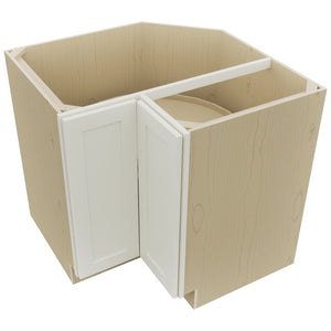 Fabuwood Galaxy Dove LSB36 Base Corner Lazy Susan Cabinet, Top View