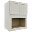 Fabuwood Galaxy Dove MC303921 Wall Microwave Cabinet, Front View