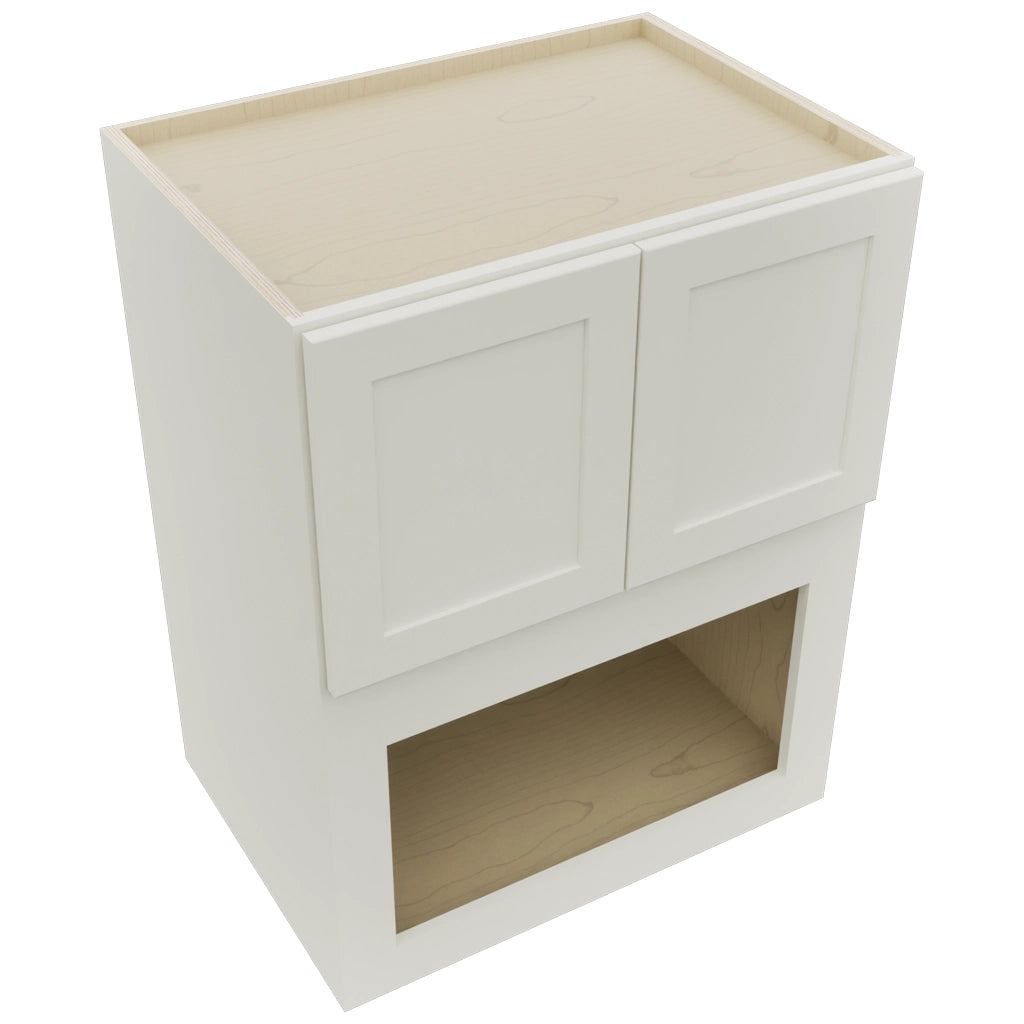 Fabuwood Galaxy Dove MC303921 Wall Microwave Cabinet, Top View