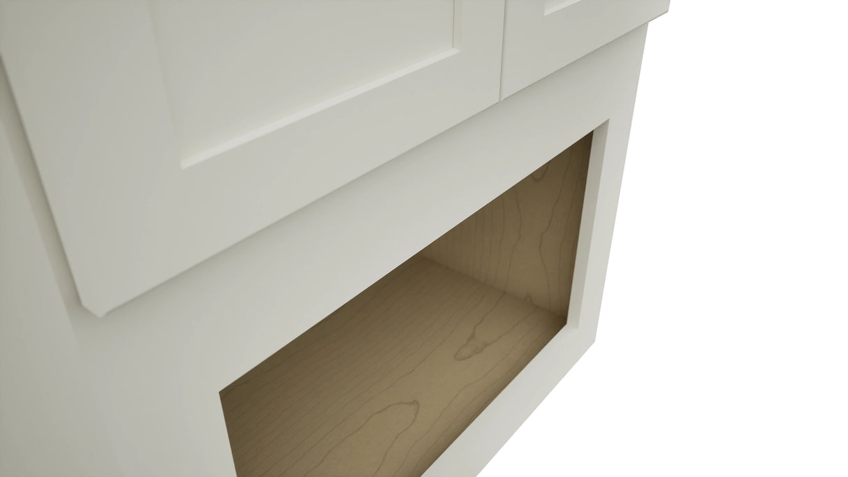 Fabuwood Galaxy Dove MC303921 Wall Microwave Cabinet, Detail View