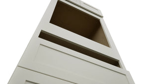 Fabuwood Galaxy Dove OC3384C Tall Oven Cabinet Combo, Detail View