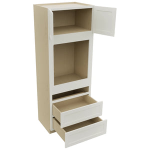 Fabuwood Galaxy Dove OC3390C Tall Oven Cabinet Combo, Open View