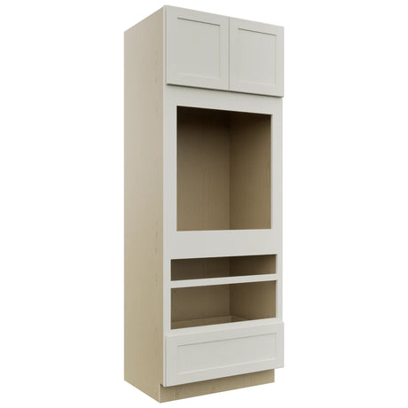 Fabuwood Galaxy Dove OC3390D Tall Oven Cabinet Double, Front View