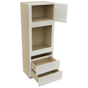 Fabuwood Galaxy Dove OC3393C Tall Oven Cabinet Combo, Open View