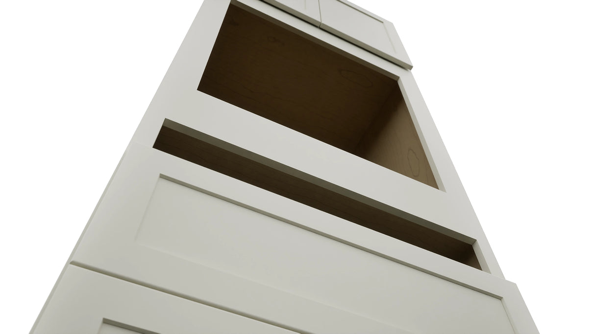 Fabuwood Galaxy Dove OC3393C Tall Oven Cabinet Combo, Detail View