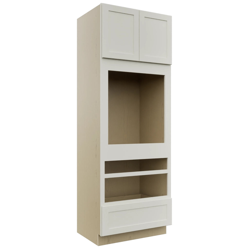 Fabuwood Galaxy Dove OC3393D Tall Oven Cabinet Double, Front View