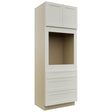 Fabuwood Galaxy Dove OC3393S Tall Oven Cabinet Single, Front View