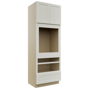Fabuwood Galaxy Dove OC3396D Tall Oven Cabinet Double, Front View