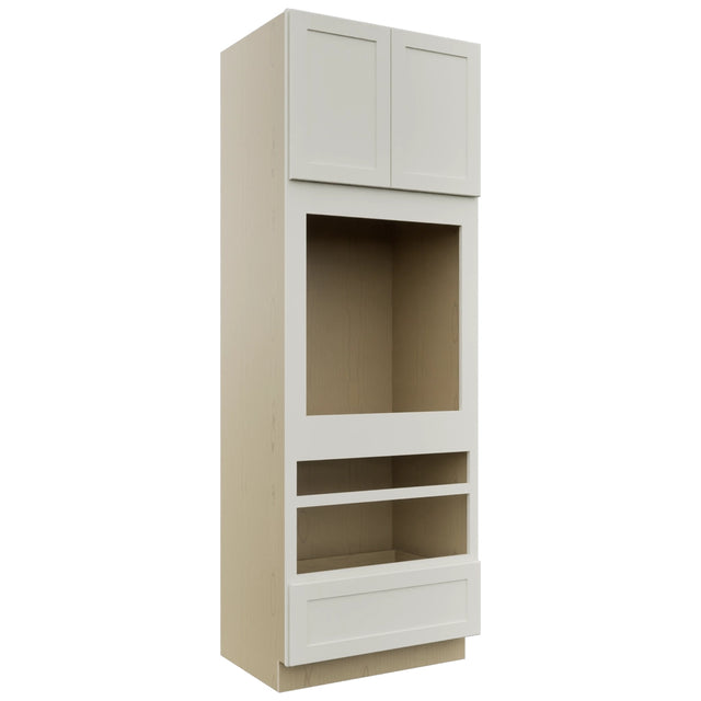 Fabuwood Galaxy Dove OC3396D Tall Oven Cabinet Double, Front View