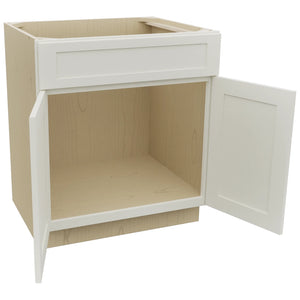 Fabuwood Galaxy Dove SB30 Base Sink Cabinet, Open View