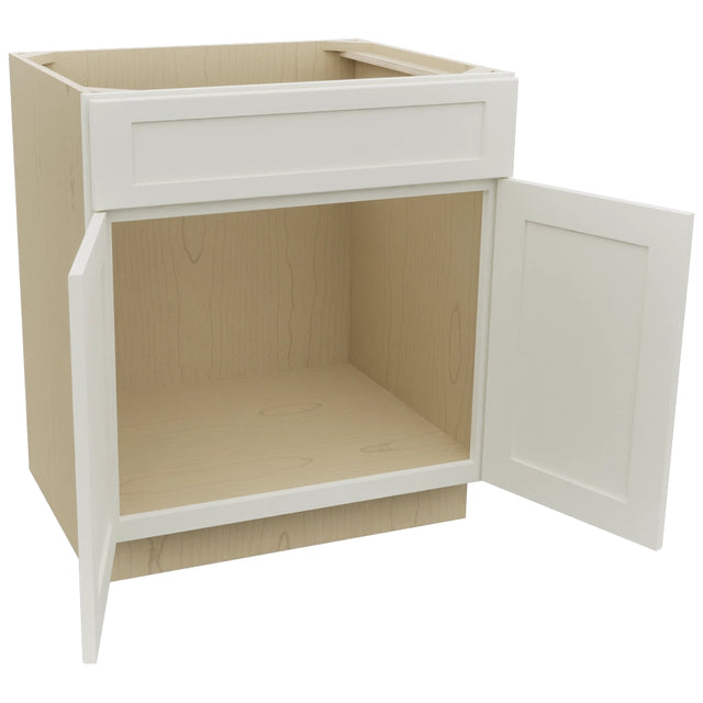 Fabuwood Galaxy Dove SB30 Base Sink Cabinet, Open View