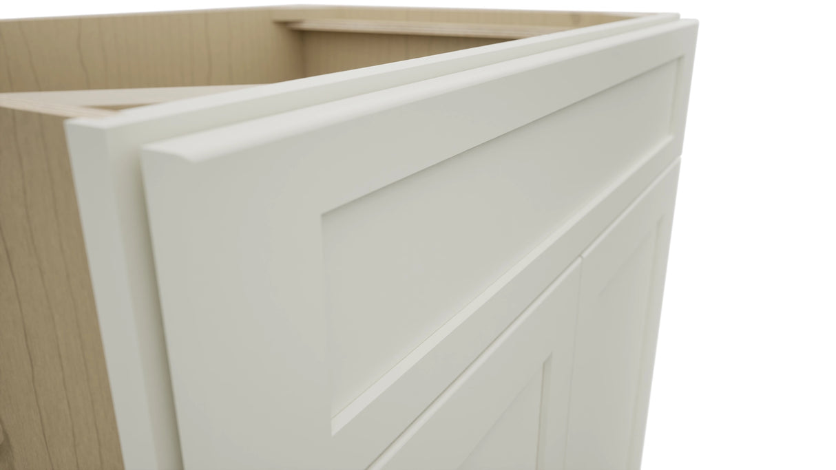 Fabuwood Galaxy Dove SB33SDF Base Sink Cabinet, Detail View