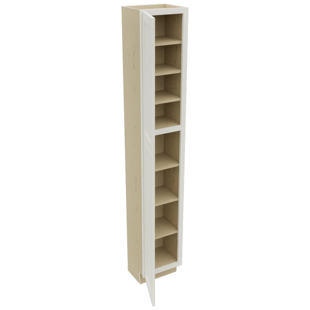 Fabuwood Galaxy Dove TP151290 Tall Pantry Cabinet, Open View