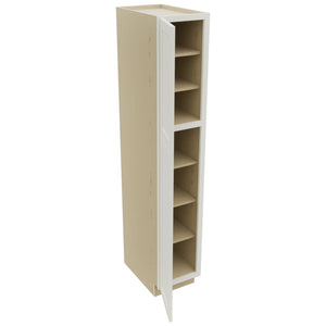 Fabuwood Galaxy Dove TP152484 Tall Pantry Cabinet, Open View