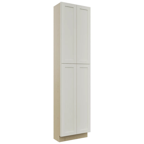 Fabuwood Galaxy Dove TP241296 Tall Pantry Cabinet, Front View