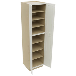 Fabuwood Galaxy Dove TP242493 Tall Pantry Cabinet, Open View
