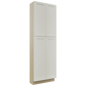Fabuwood Galaxy Dove TP301293 Tall Pantry Cabinet, Front View