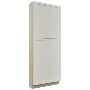 Fabuwood Galaxy Dove TP361293 Tall Pantry Cabinet, Front View