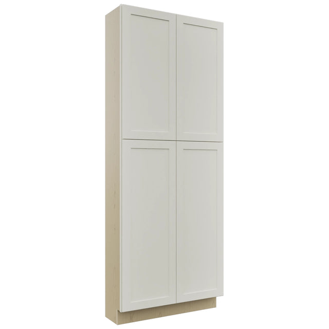 Fabuwood Galaxy Dove TP361293 Tall Pantry Cabinet, Front View