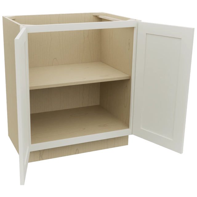 Fabuwood Galaxy Dove VB30FD Vanity Base Full Height Cabinet, Open View