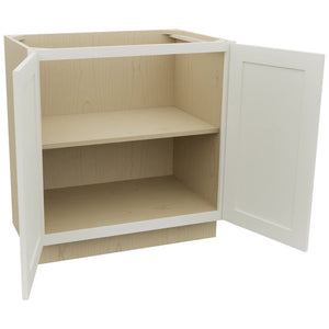 Fabuwood Galaxy Dove VB33FD Vanity Base Standard Cabinet, Open View
