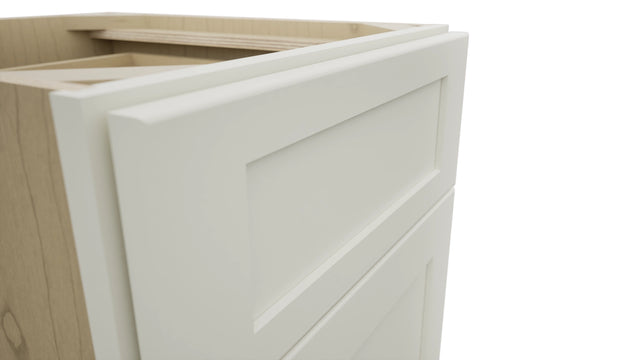 Fabuwood Galaxy Dove VDB18-34 Vanity Drawer Cabinet, Detail View
