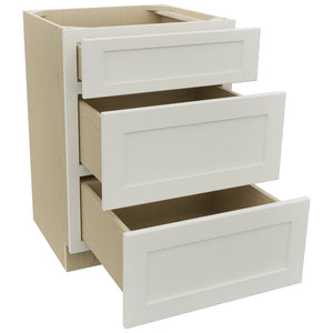 Fabuwood Galaxy Dove VDB24-34 Vanity Drawer Cabinet, Open View