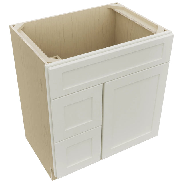 Fabuwood Galaxy Dove VSD36DL Vanity Combo Cabinet, Top View