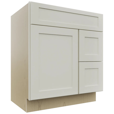 Fabuwood Galaxy Dove VSD36DR Vanity Combo Cabinet, Front View