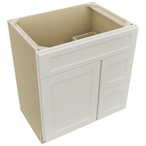Fabuwood Galaxy Dove VSD36DR Vanity Combo Cabinet, Top View