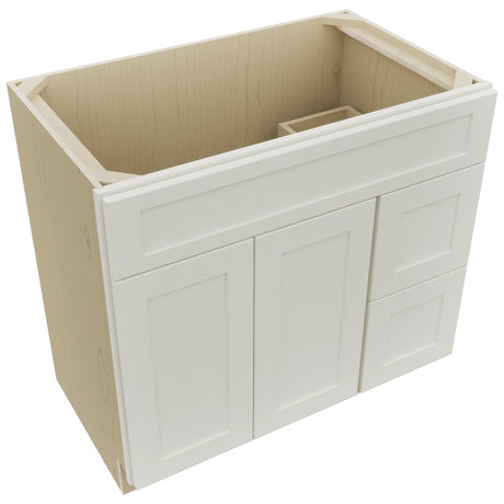 Fabuwood Galaxy Dove VSD48 Vanity Combo Cabinet, Top View