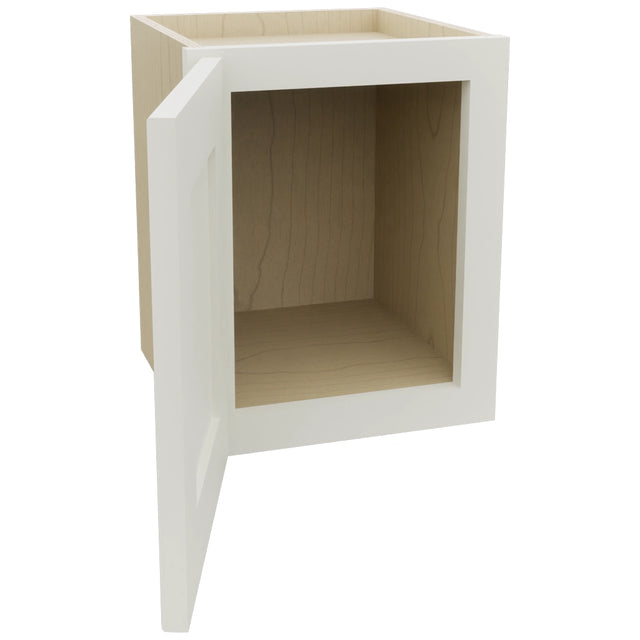 Fabuwood Galaxy Dove W1215 Wall Standard Cabinet, Open View