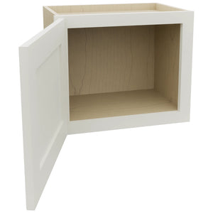Fabuwood Galaxy Dove W1815 Wall Standard Cabinet, Open View