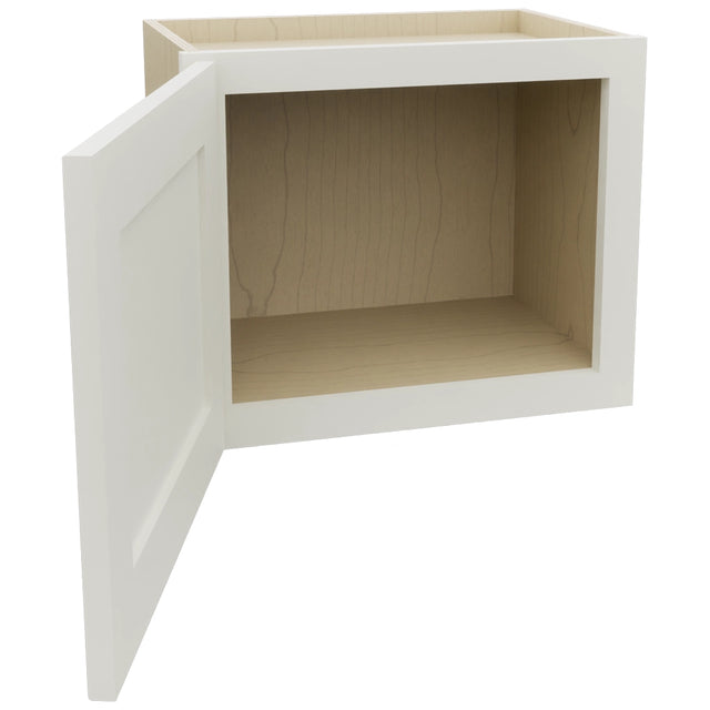 Fabuwood Galaxy Dove W1815 Wall Standard Cabinet, Open View