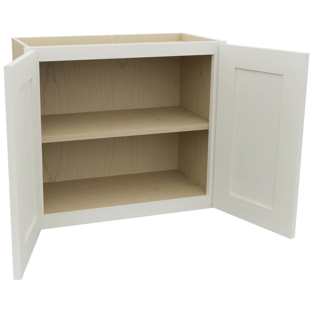Fabuwood Galaxy Dove W2421 Wall Standard Cabinet, Open View