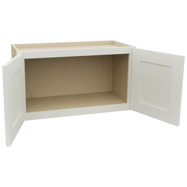 Fabuwood Galaxy Dove W2715 Wall Standard Cabinet, Open View