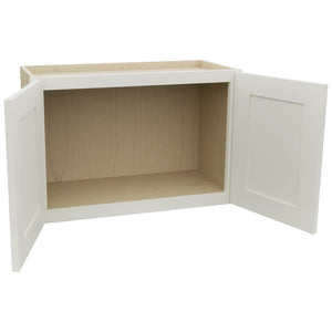 Fabuwood Galaxy Dove W2718 Wall Standard Cabinet, Open View
