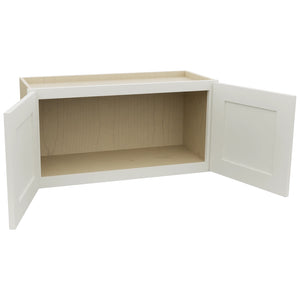 Fabuwood Galaxy Dove W3015 Wall Standard Cabinet, Open View