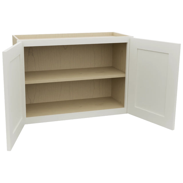 Fabuwood Galaxy Dove W3021 Wall Standard Cabinet, Open View