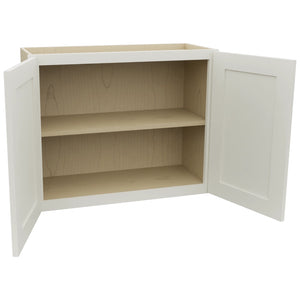 Fabuwood Galaxy Dove W3024 Wall Standard Cabinet, Open View