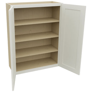 Fabuwood Galaxy Dove W3039 Wall Standard Cabinet, Open View